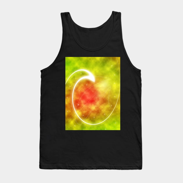 Universe Spiral - 4 Tank Top by DashyDesigns